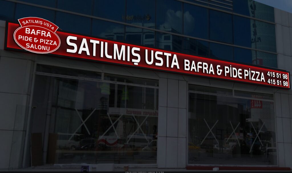 Bafra lokanta tabela modeli
