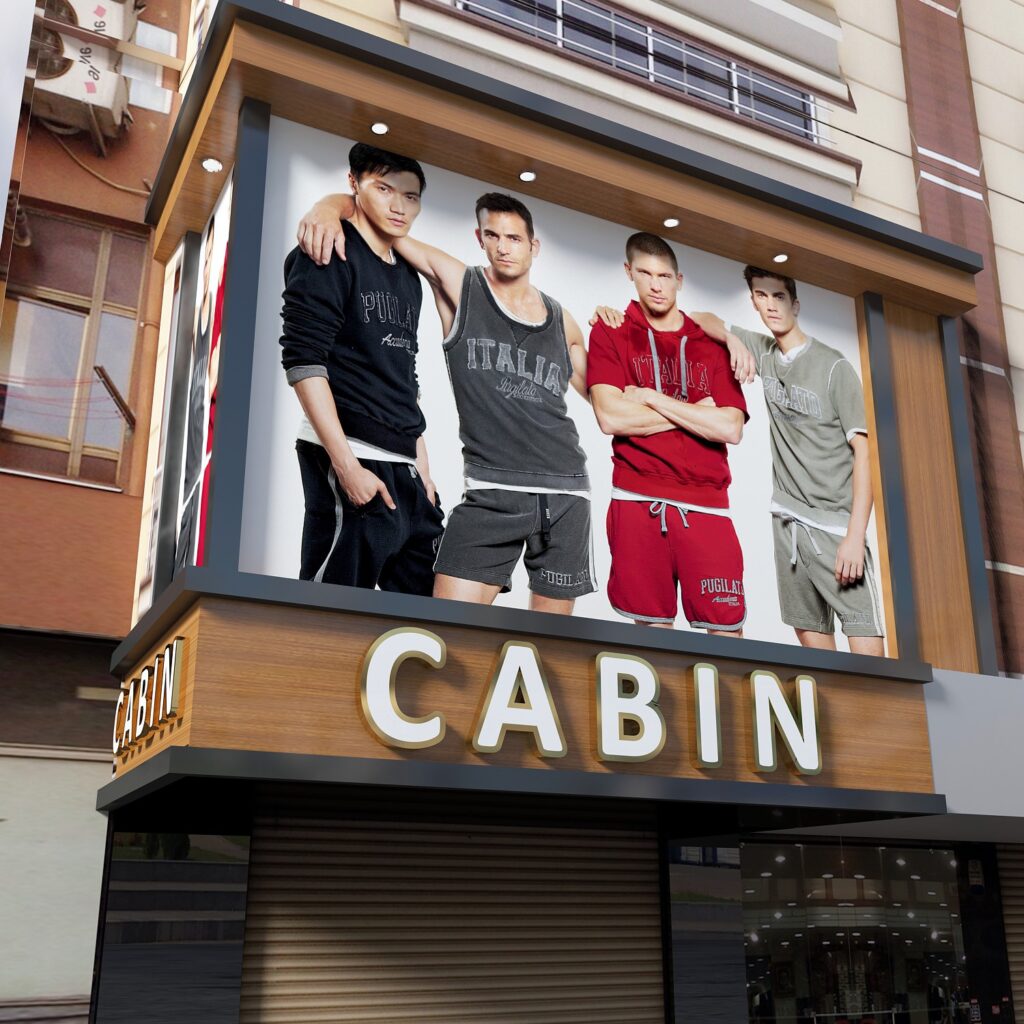 Cabin isikli kutu harf tabela