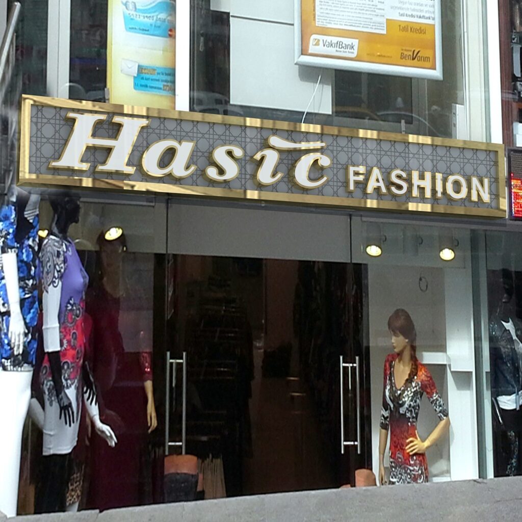 Hasic dekoratif isikli tabela modeli