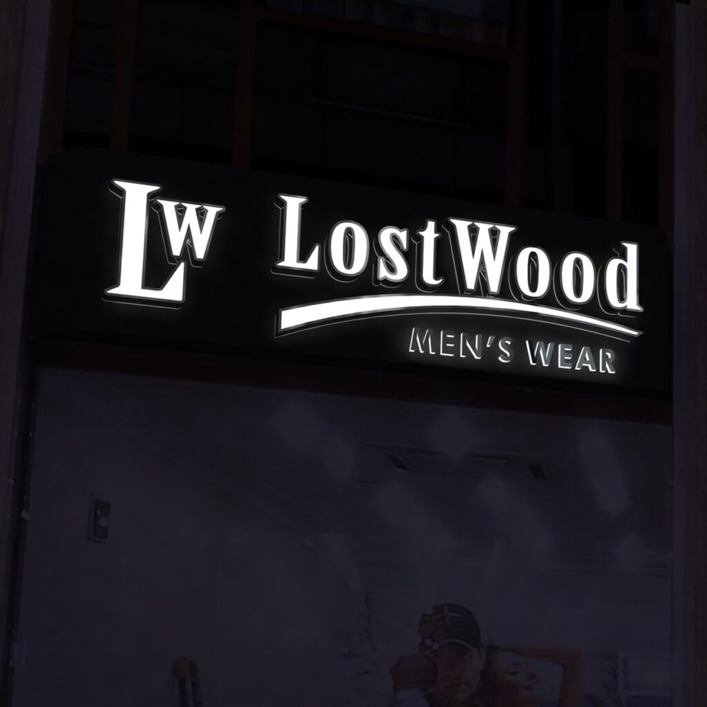 Lost wood kutu harf isikli