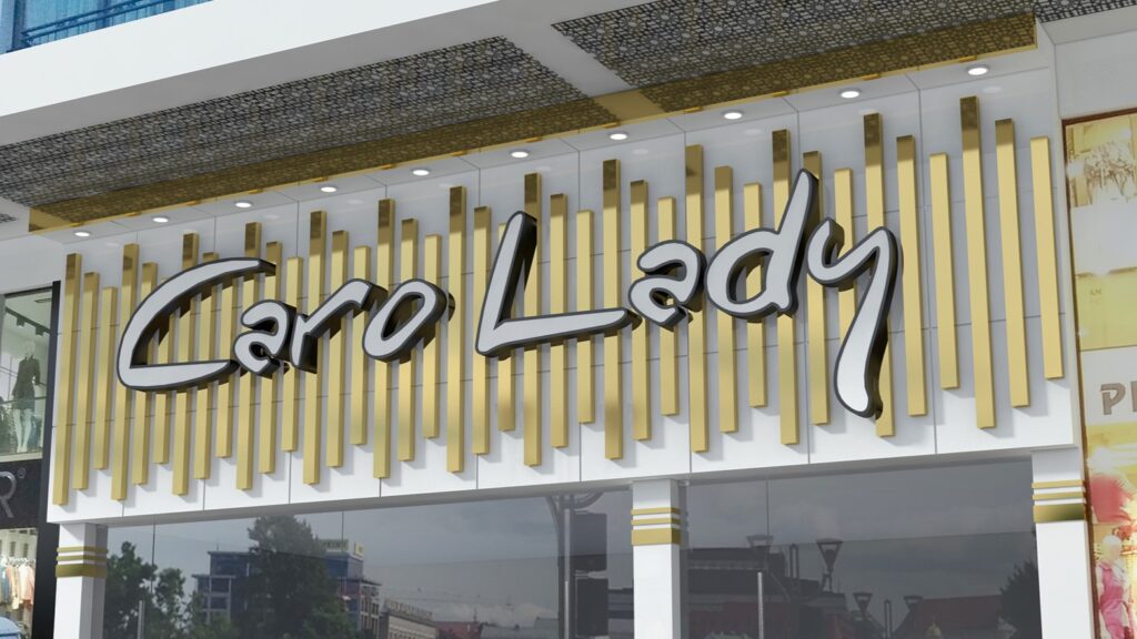 Caro lady isikli dekoratif tabela