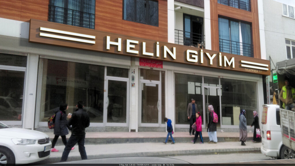 Sakızağacı Mahallesi tabelacı – Işıklı dış mekan tabela üretimi