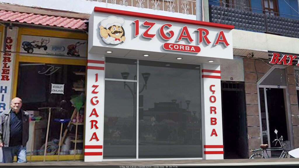 Bizgara Dekoratif Işıklı Tabela