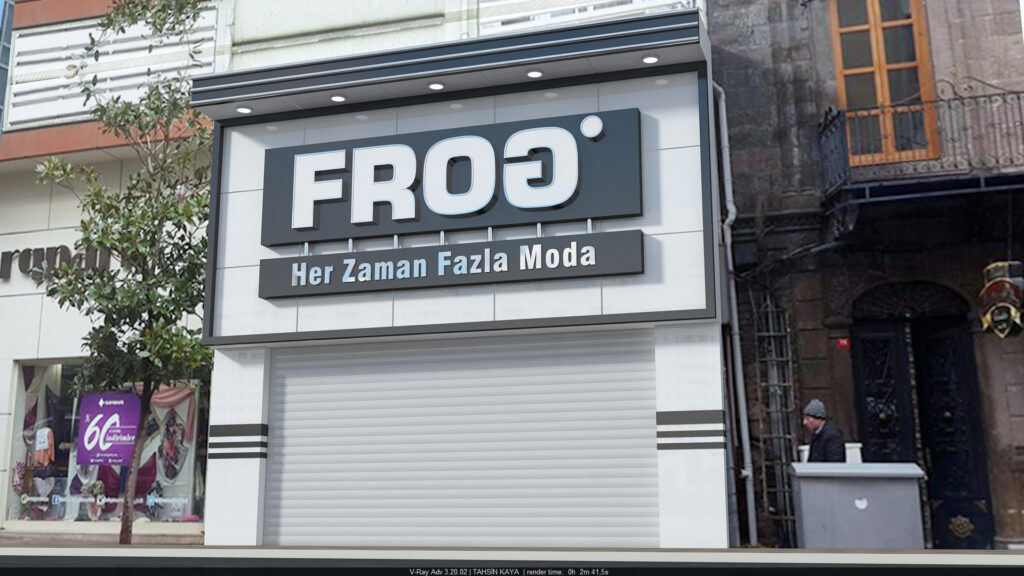 FROG Jeans Güngören Tabela Işıklı Kutu Harf ve Kompozit Cephe Tasarımı