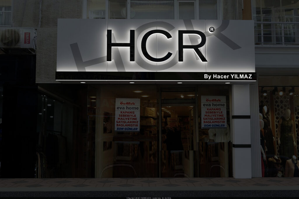 Hcr giyim pendik tabela modeli 6