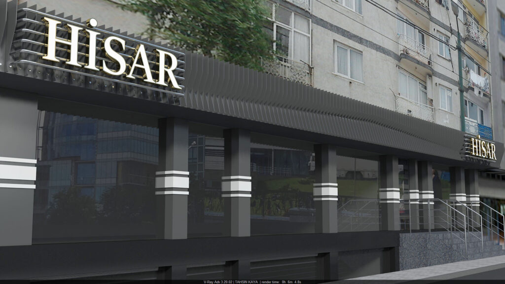Hisar Merter Mağazası Dekoratif Tabela Tasarımı