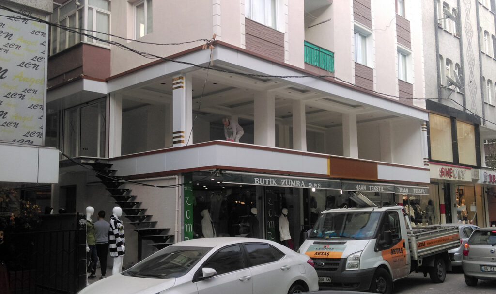 LCN Angel Giyim Güngören Kompozit Cephe & Işıklı Tabela Uygulaması