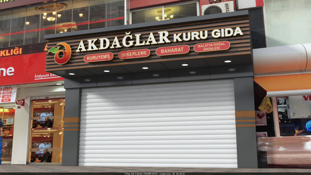 akdaglar kuru gida cephe tasarimi