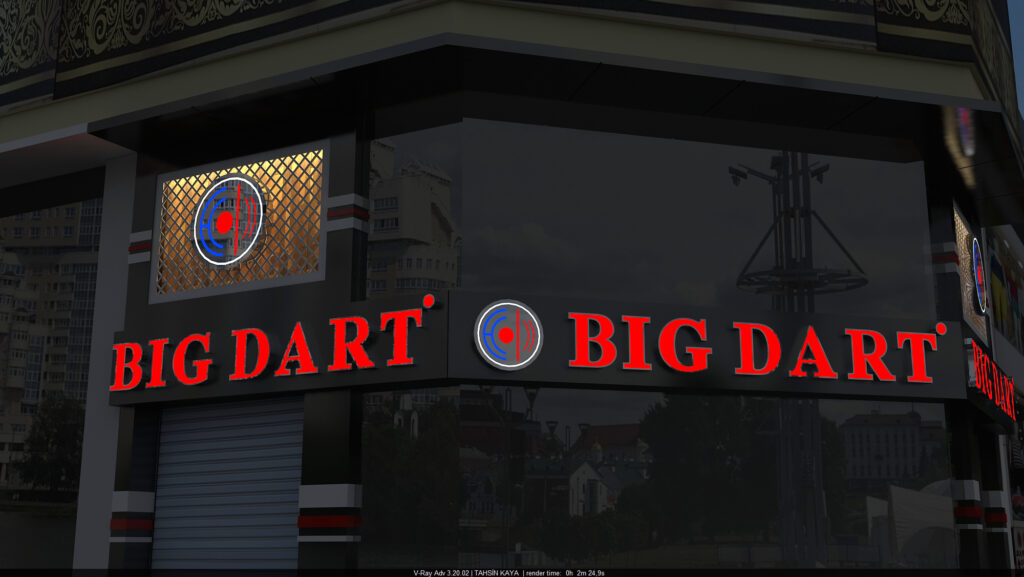 big dart laleli isikli kutu harf tabela 8