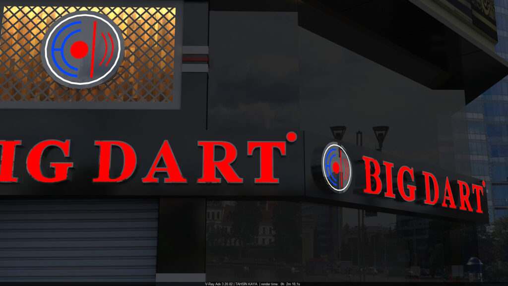 big dart laleli isikli kutu harf tabela 9