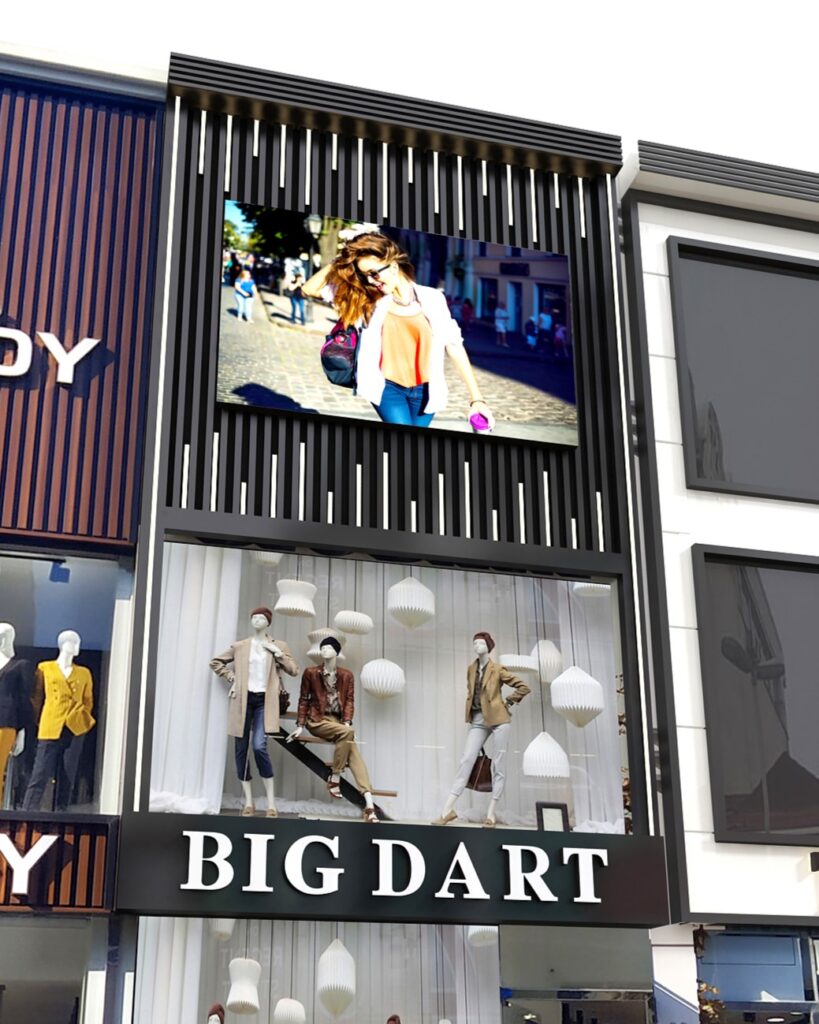 Bigdart bayan butik magaza tabelasi