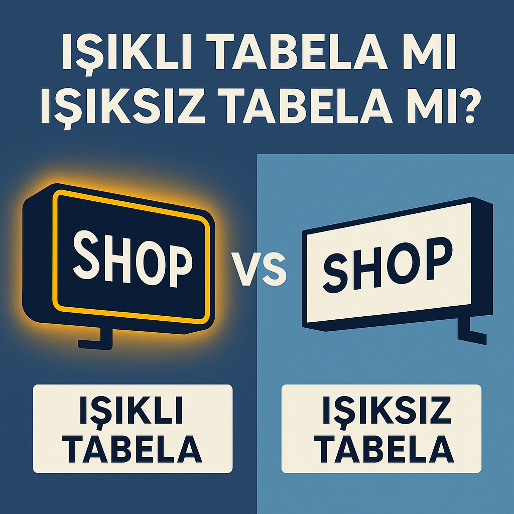 Işıklı Tabela mı Işıksız Tabela mı? Hangi İşletme İçin Daha Mantıklı?
