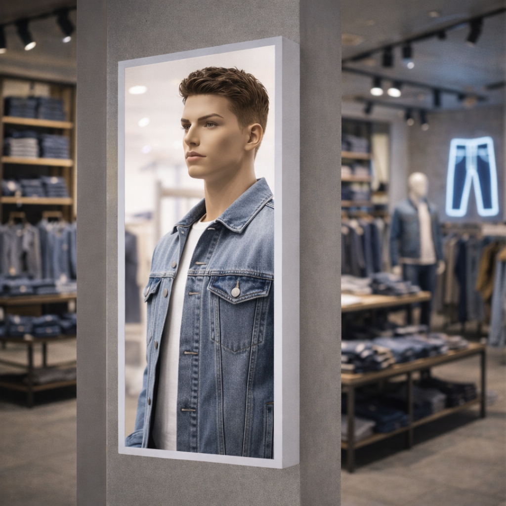 Light Box Isikli Tabela Kot Giyim Magazasi